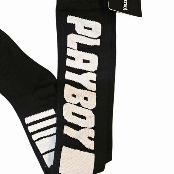 Playboy Bold Logo Over-The-Knee Socks - Picture 2 of 4
